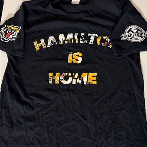 Gildan Black and Yellow Graphic Tee